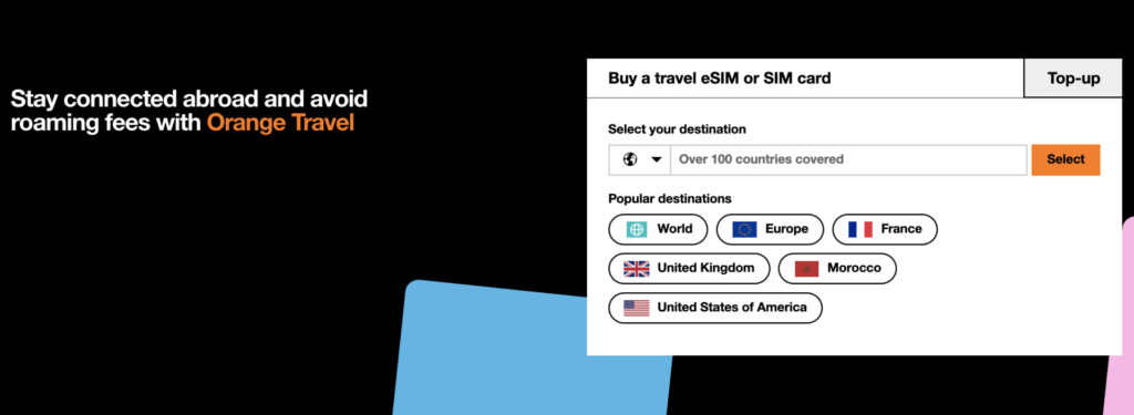 Orange eSIM for Travel