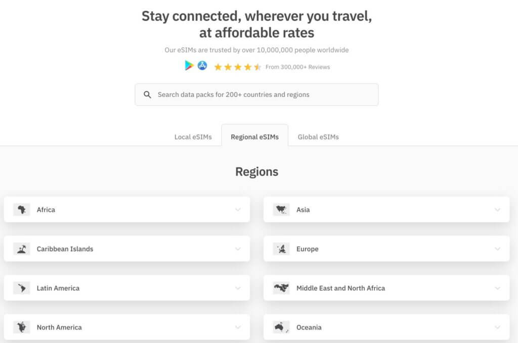 Airalo eSIM for travel