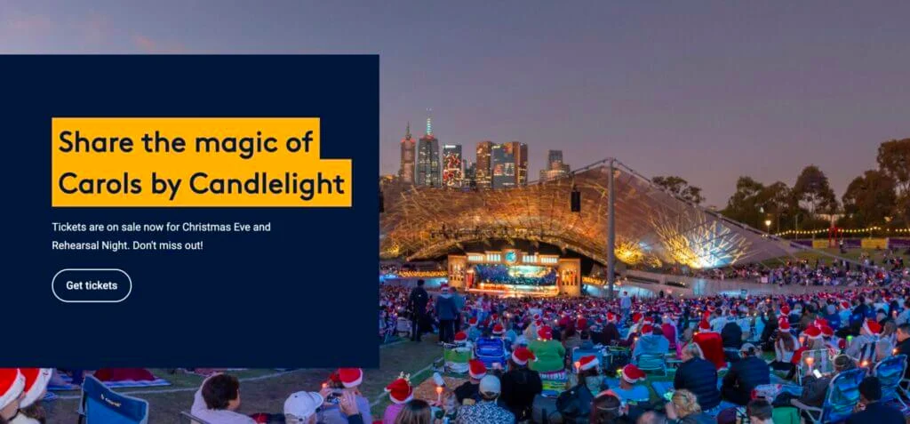 Carols by Candlelight at Sidney Meyer Music Bowl