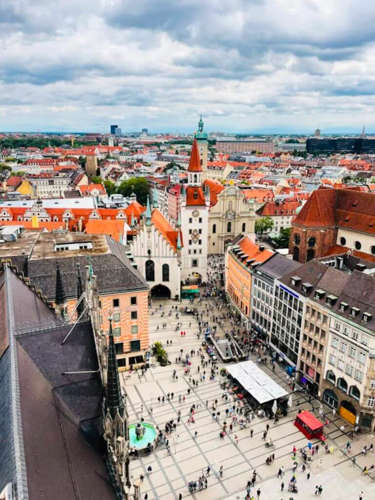 Munich streets in summer