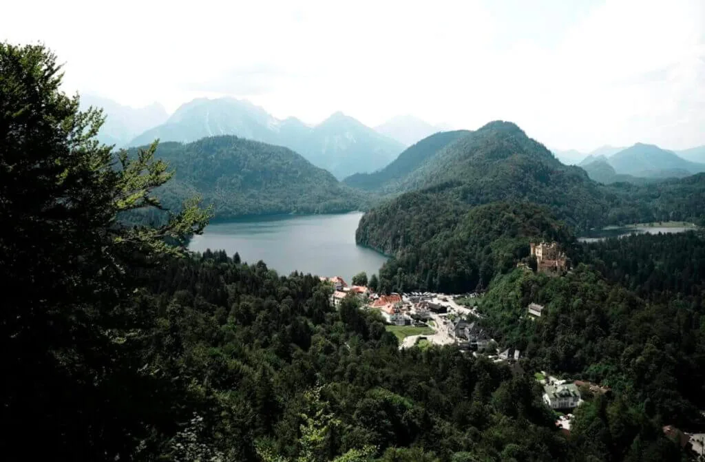 The Bavvarian alps are stunning - mountain views