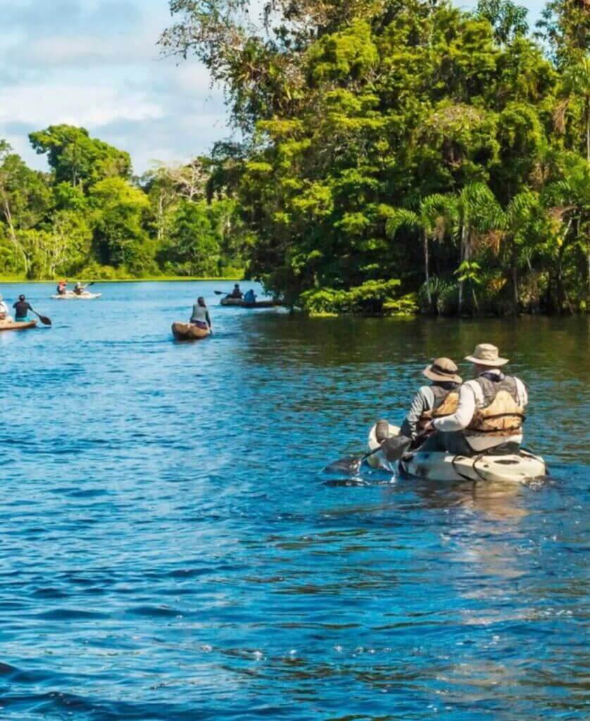 cruising the amazon in Peru 
