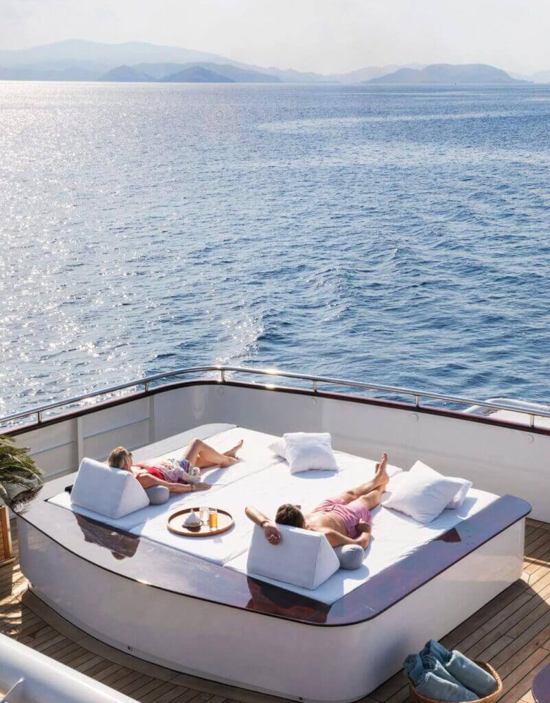cruising in Indonesia on a private yacht 