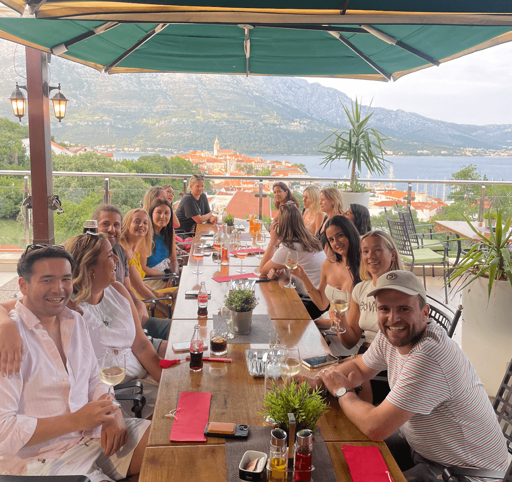 bazita restaurant overlooking korcula old town best restaurants