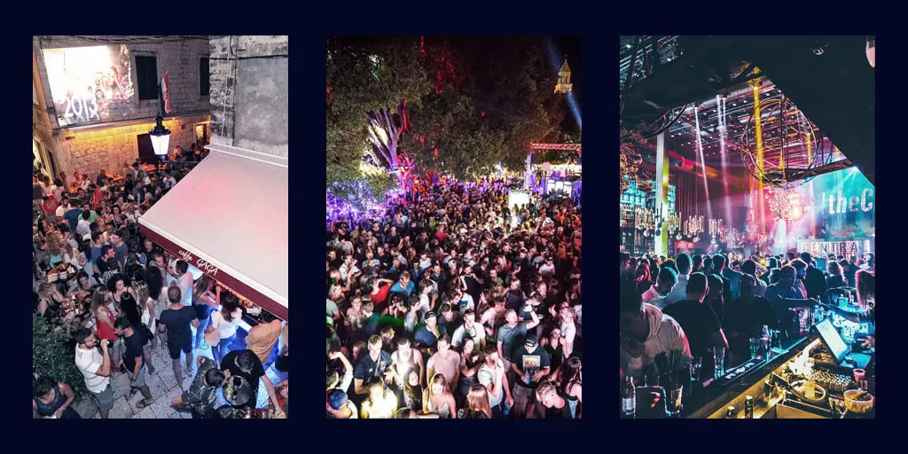 A guide to Split nightlife - the best bars and nightclubs to check out in one of the best places in Croatia for a night out!