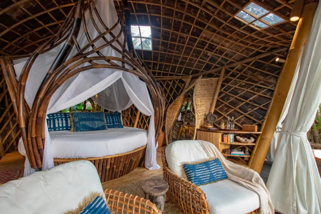 Stone House Bali Bamboo house eco villa 