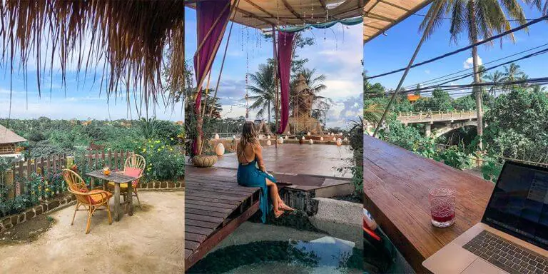 22 Ubud restauraunts with a view - rice field views, jungle views, and great food with a beautiful atmosphere.
