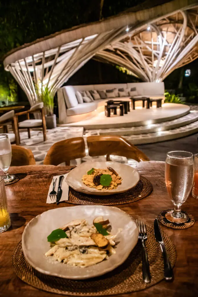 Ulaman bali dinner pasta dishes