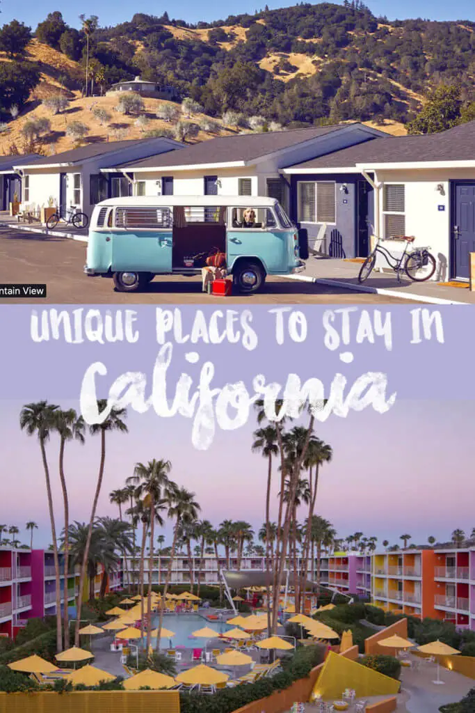 Unique places to stay in california: here are some of the most fun and unusual boutique accommodation options in california from south to north!