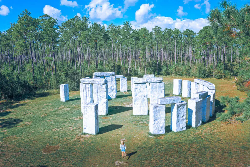 Bamahenge Sculpture stonehenge in alabama unique things to do in Gulf Shores 
