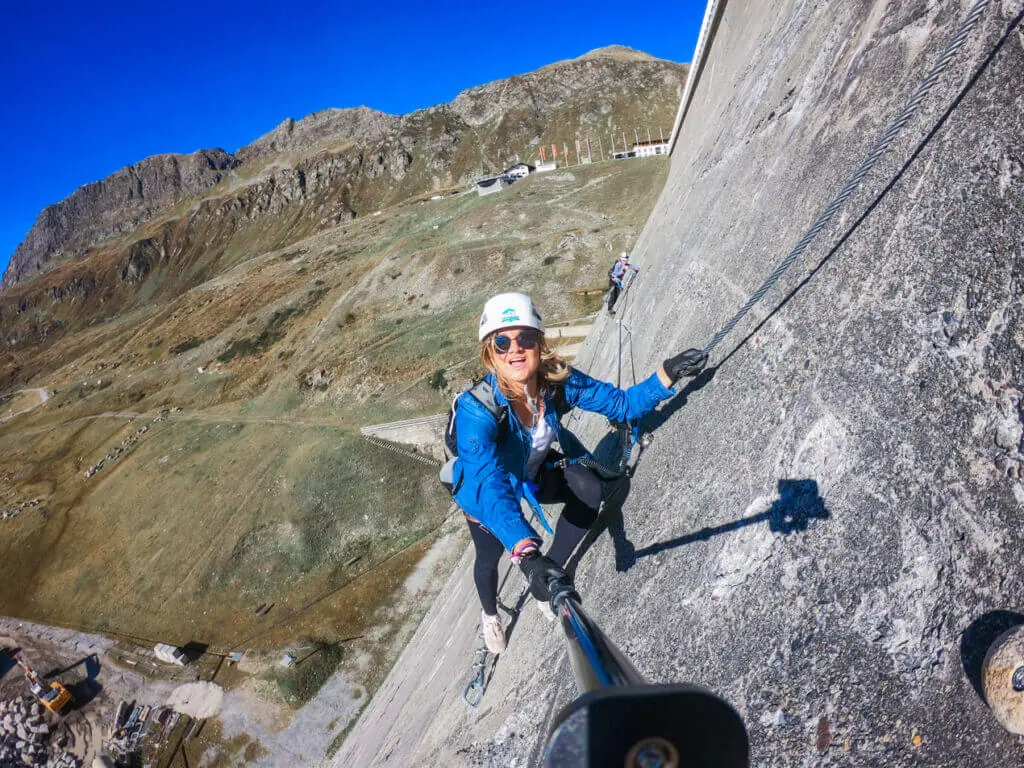 via ferrata dam climb montafon vorarlberg austria