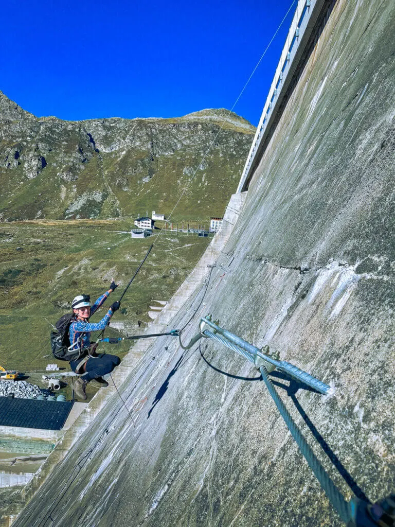 jumping via ferrata slingshot austria montafon
