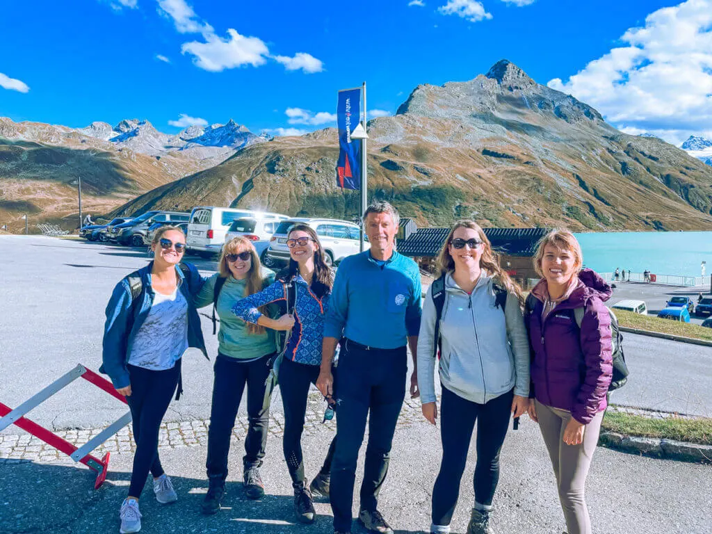 hiking guide montafon with group