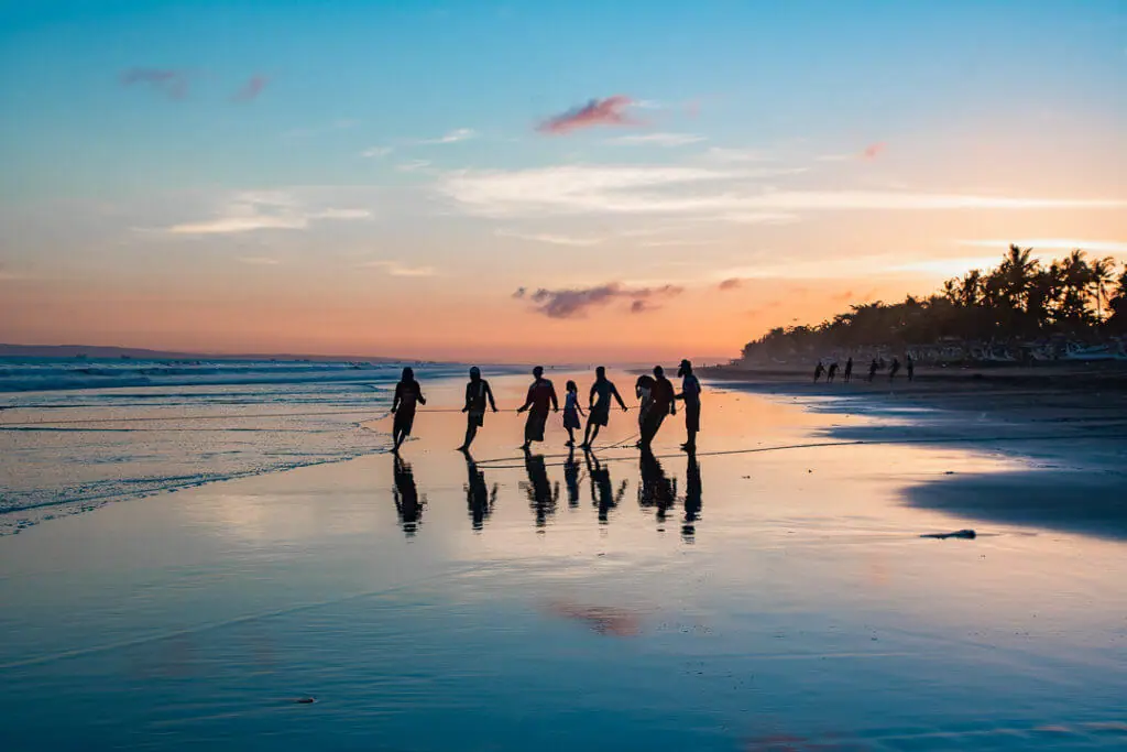 west bali sunset family fishing bali quote 