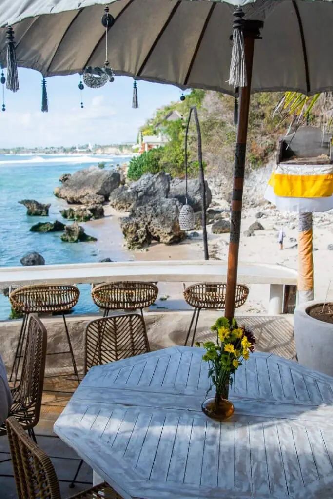 dreamsea best places to stay in uluwatu and sea view restaurant