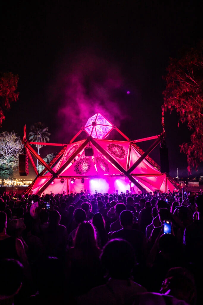 Solar Village stage wonderfruit
