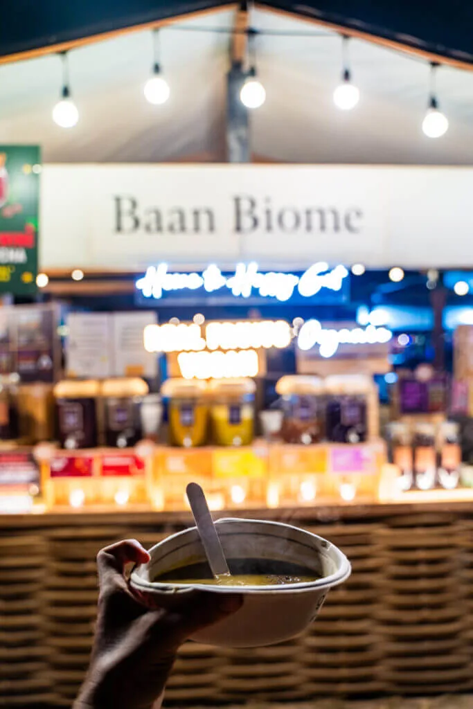 food at wonderfruit bone broth