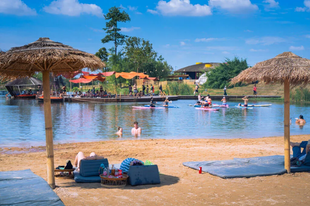 beach at wonderfruit festival