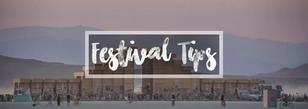 Festival Tips