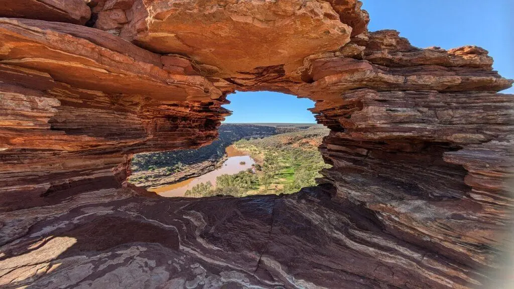 australia, landscape, nature, mountains, flow, outdoors, rock, western australia, kalbarri