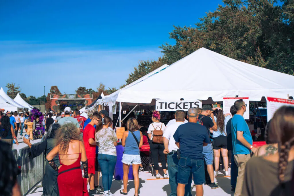 Rougarou Festival ticket booth