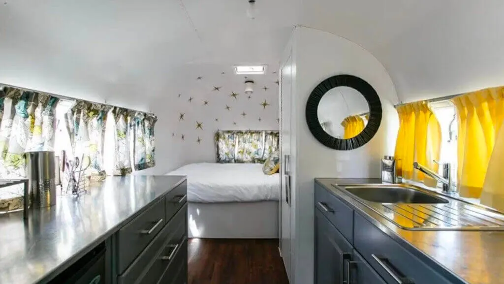 cute design interior of Oregon The Vintages Trailer Resort one of the most unique places to stay in the United States