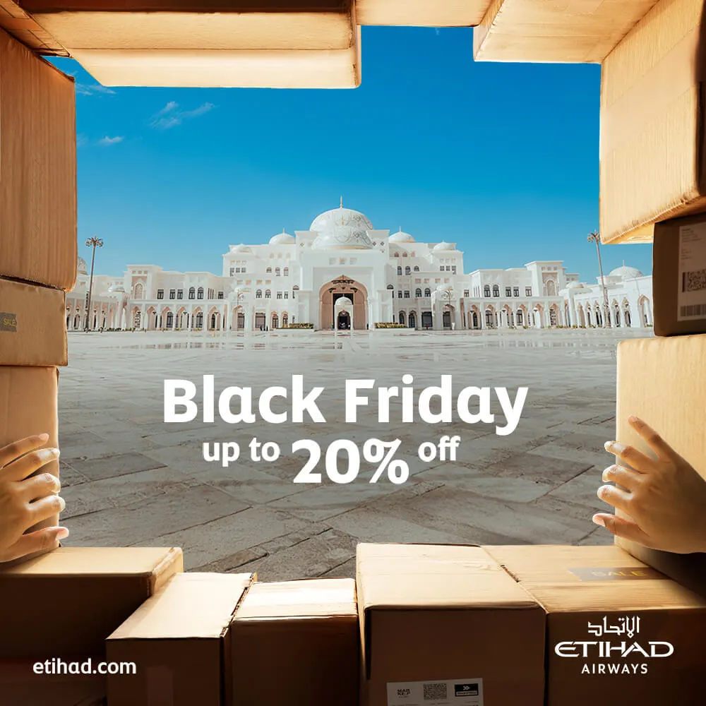 Etihad airways black friday sale