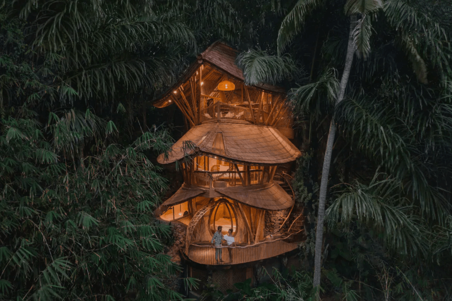 Aura House Bali: Most Famous Green Village Bali Bamboo Eco Villa