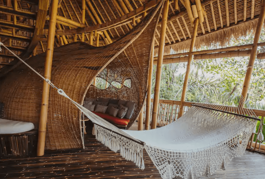 Tower House green village bali bamboo houses hotel 