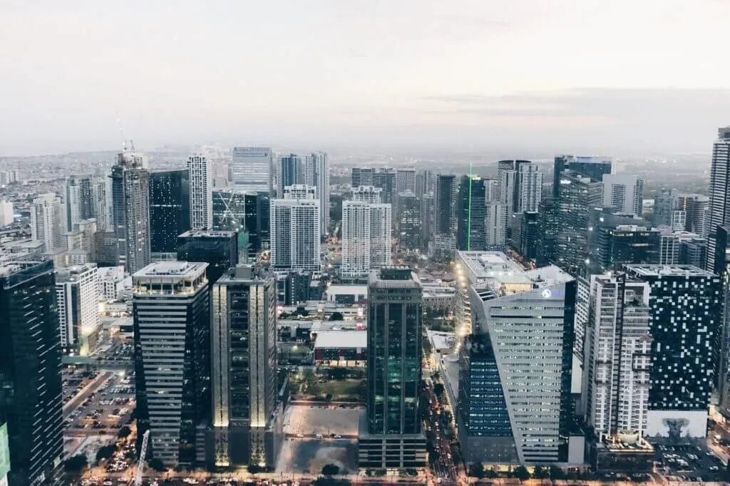 Bonifacio Global City in Manila Philippines