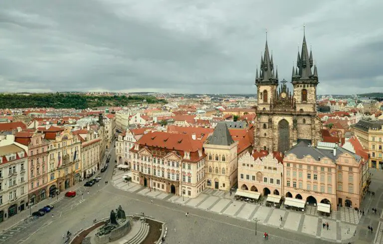 Prague old town square