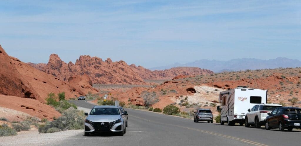Valley of Fire las vegas sunset