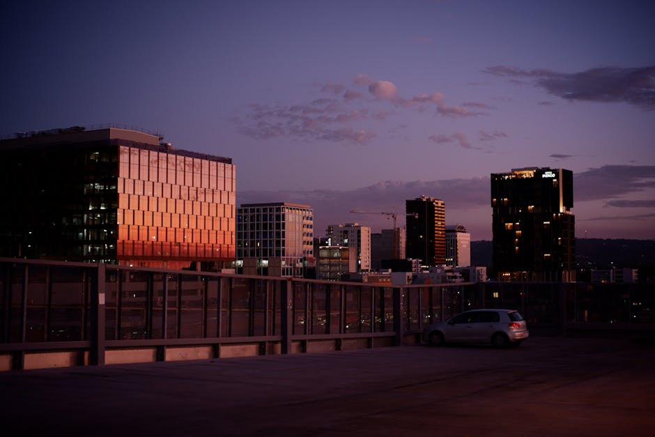 Adelaide's skyline at night