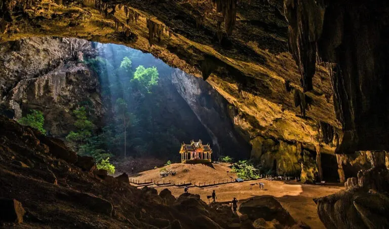hidden gems in thailand temple in a cave